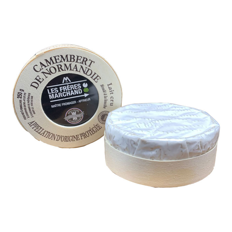 Camembert De Normandie AOP, sélection Les Frères Marchands.