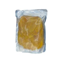Pack of dehydrated sliced mango
