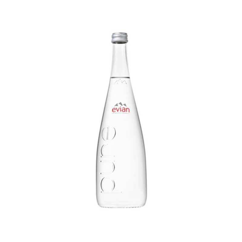 Evian - Glass 75 CL