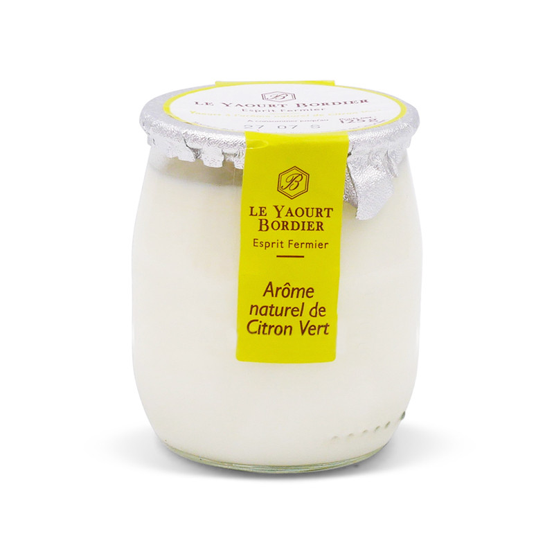 Lime Artisanal Yogurt Bordier Lime Artisanal Yogurt Bordier