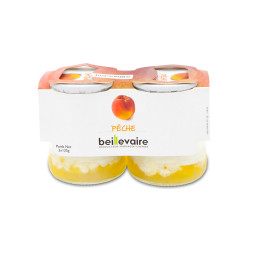 Yaourt Pêche Lait Entier