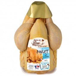 Poulet Jaune nourrit au maïs, prêt-à-cuir, sélection LDC International.