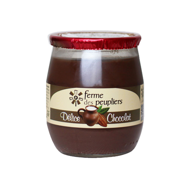 Yaourt au Chocolat  Ferme des Peupliers disponible sur Classic Fine Foods