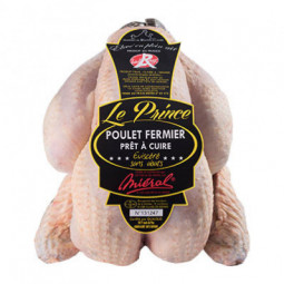 The Prince de Dombes farmer Black chiken Red Label, Miéral selection.